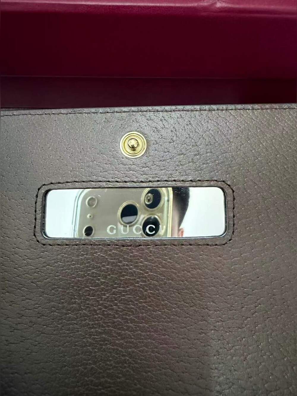 Gucci Beige GG Supreme Ophidia wallet on chain - Picture 9 of 16